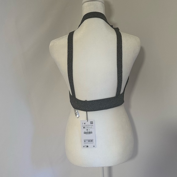 Zara Open Back Knit Top - Picture 7 of 9